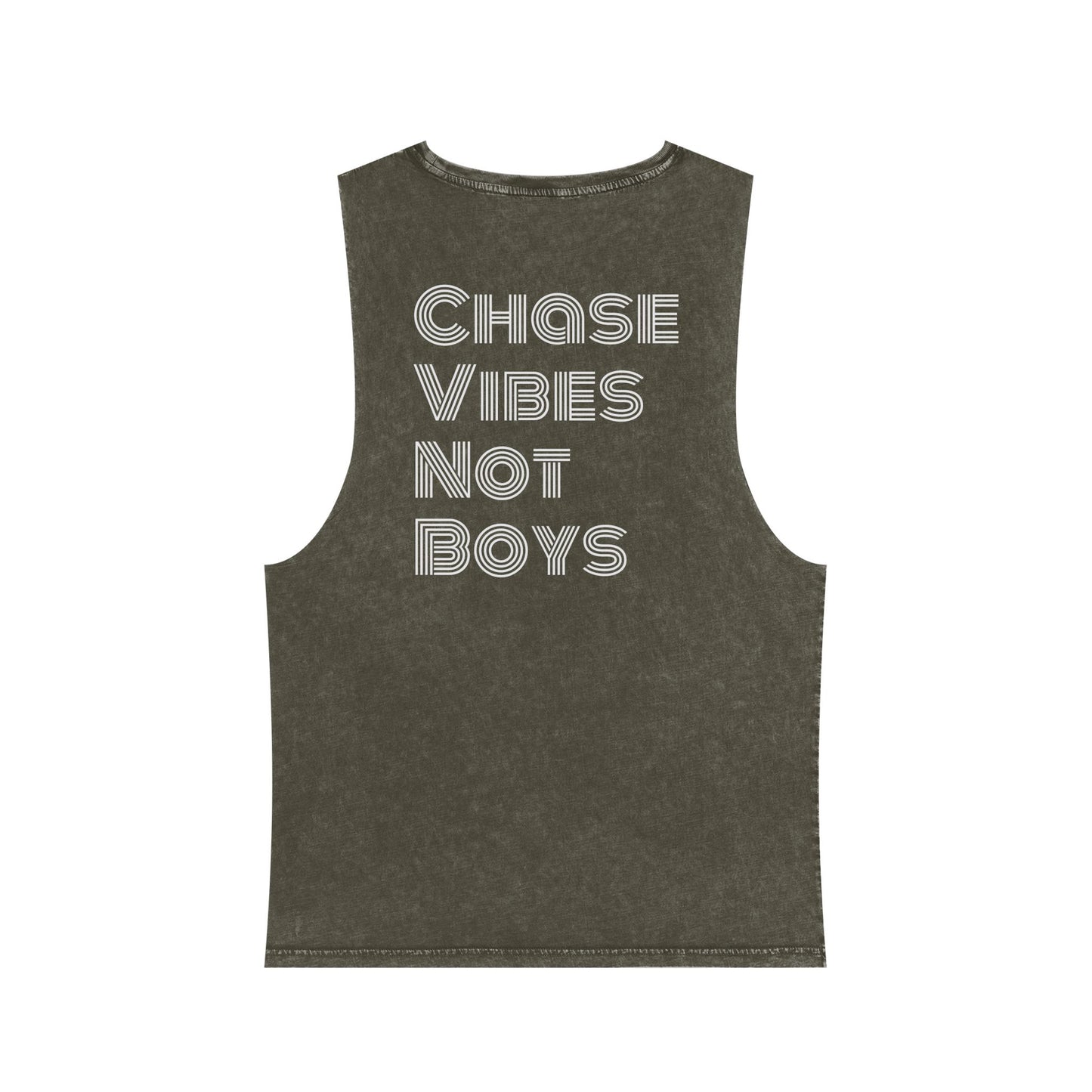 VIBECHECK Tank by VIBE MENTALITY "Chase Vibes Not Boys"