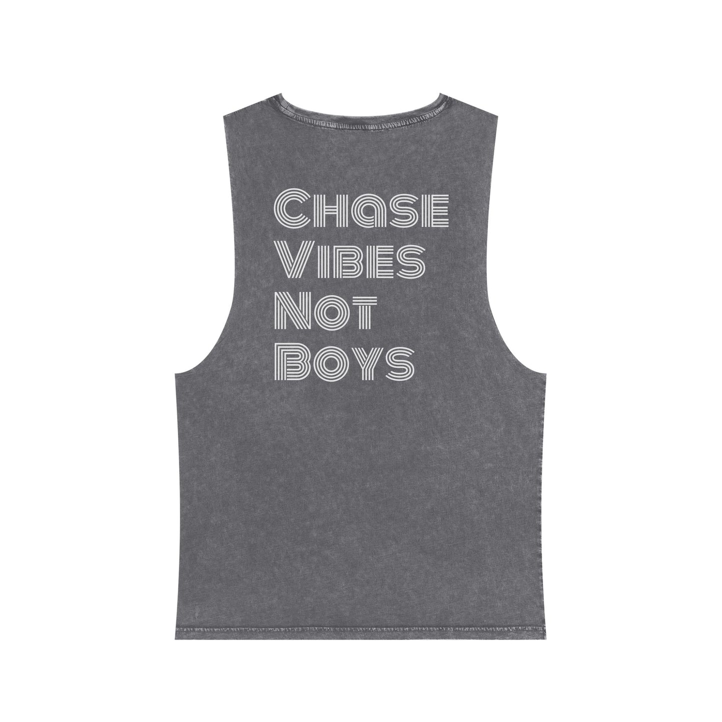 VIBECHECK Tank by VIBE MENTALITY "Chase Vibes Not Boys"