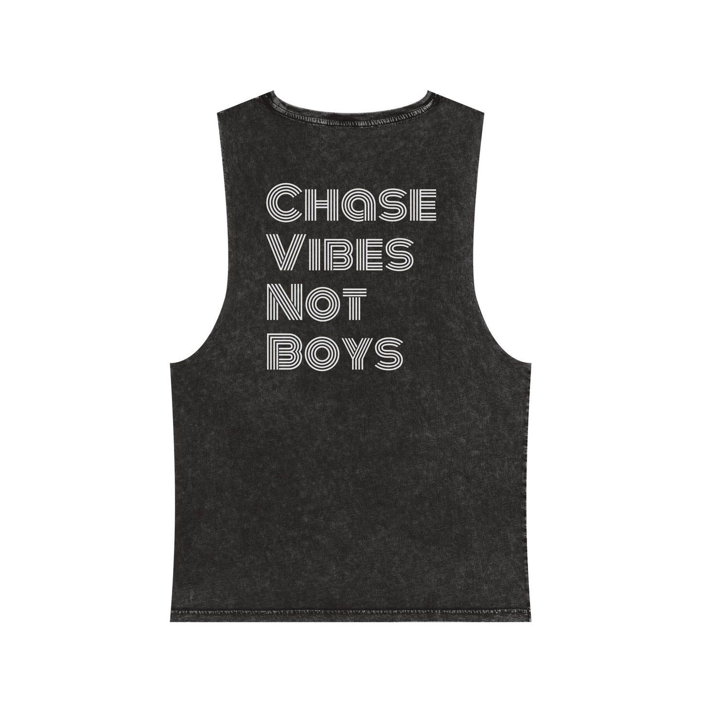 VIBECHECK Tank by VIBE MENTALITY "Chase Vibes Not Boys"